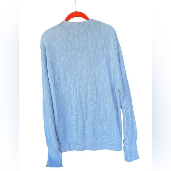 CYFRESS LINKS Men Large Cardigan 100% Acrylic Bottoms Down Long Sleeve Gray - Picture 2 of 6